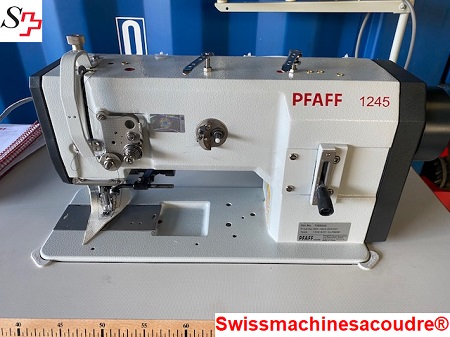 PFAFF 1245-6/01 CLPM N8 d'occasion blanche - Swiss Machines à Coudre